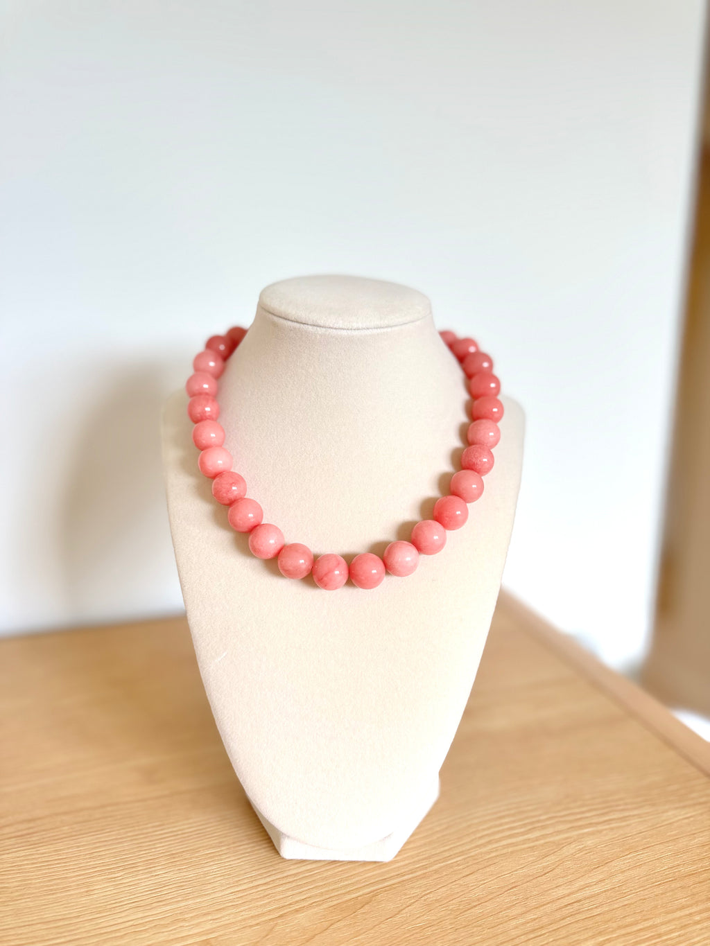 Pink Petal Statement Necklace