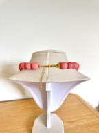 Pink Petal Statement Necklace